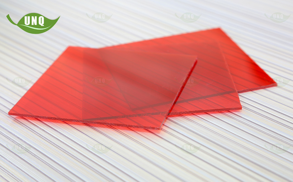 优尼科红色pc耐力板图片